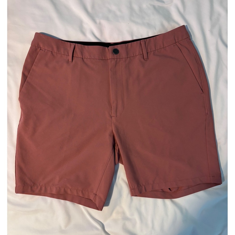 Bonobos Golf Mens Slim Fit 7 Inch Inseam Shorts Clay Pink Size 36 GSR00472S
